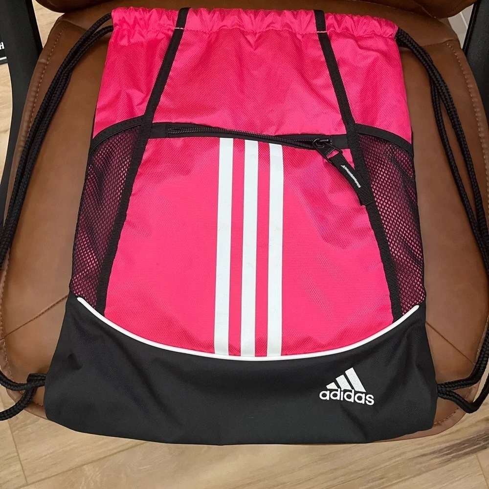 Adidas Alliance Sackpack – Drawstring Backpack for Sports, Small Gym Bag - Picture 2 of 13